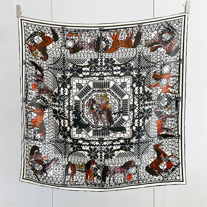 Women Bags Handmade - 14mm Silk Scarf Luxury Square Bandanas