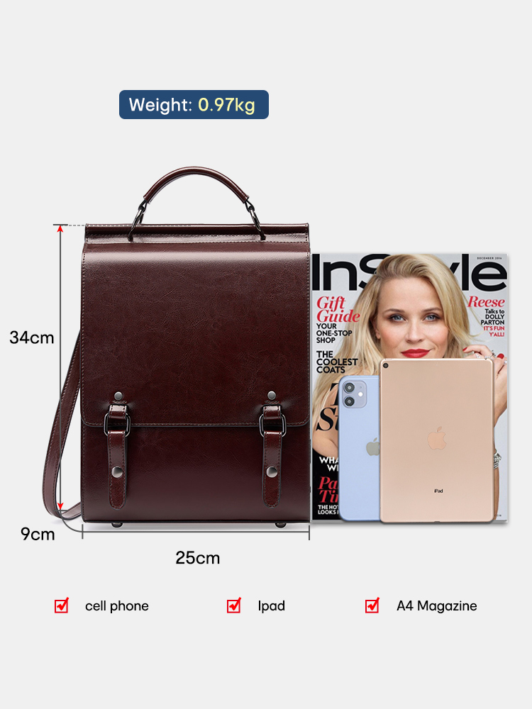 Zency Female Fashion Backpack  - Women Bags Office 评论和价格