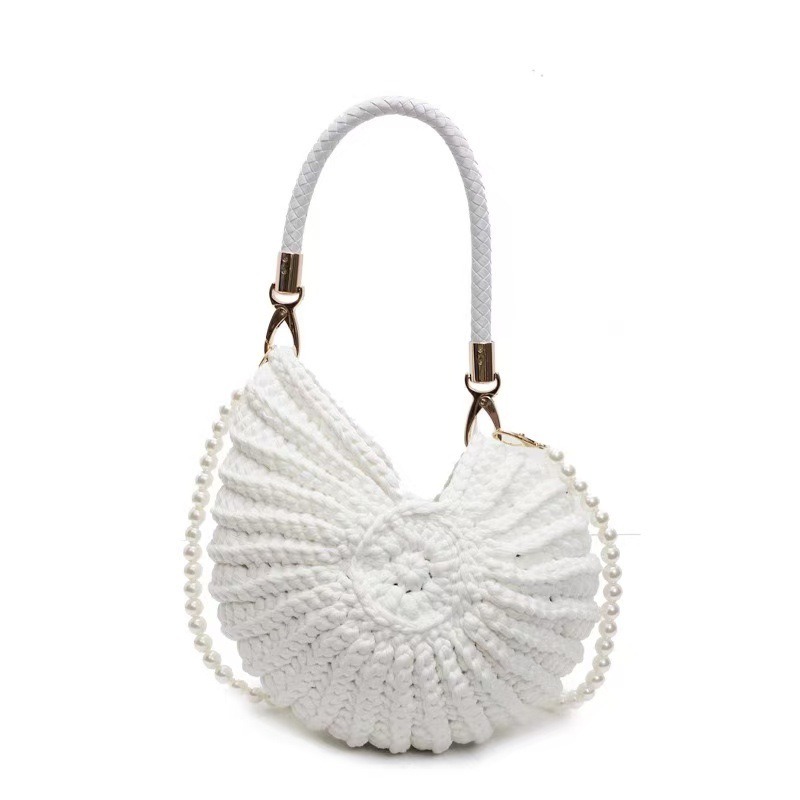 Creative Conch Shaped Crochet  - Women Bags Handmade 评论和价格