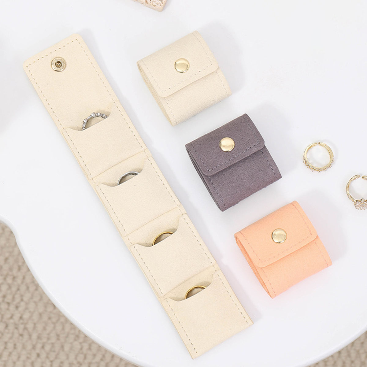 Portable Multi-pocket Jewelry  - Women Bags Office 评论和价格