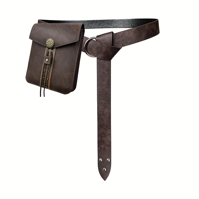 2pcs Medieval Vintage Imitatio - Saddle Bag Leather 评论和价格