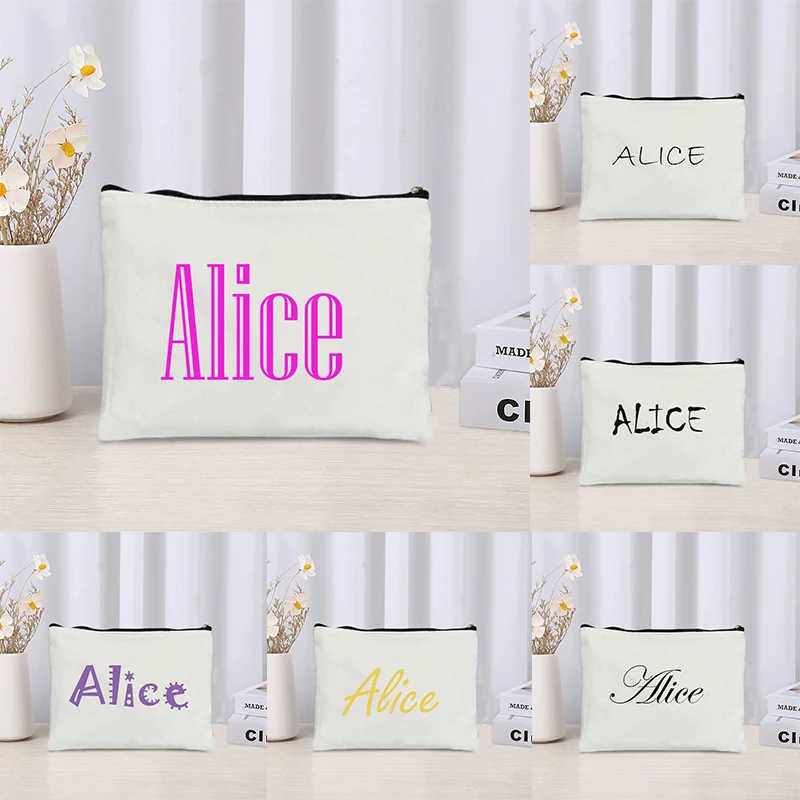 Custom Your Name Cosmetic Bag  - Women Bags Price 评论和价格