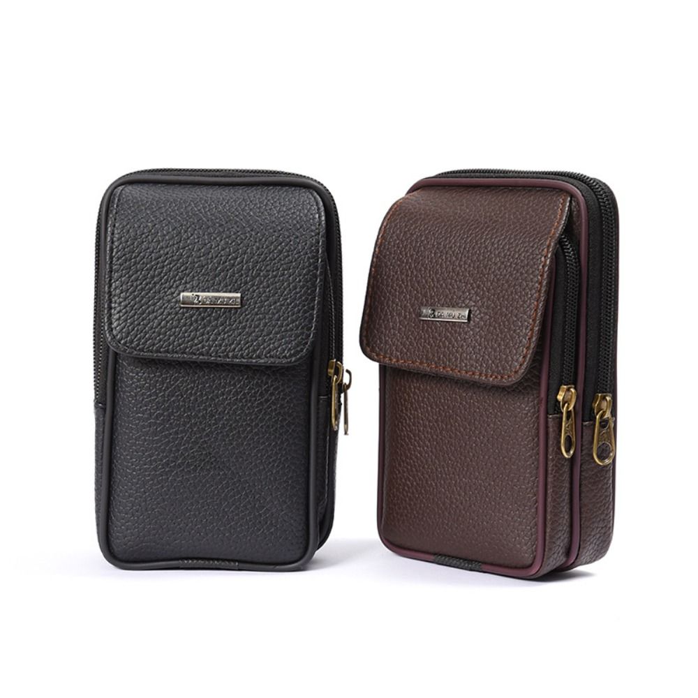 Casual PU Leather Men Waist Ba - Saddle Bag Leather 评论和价格