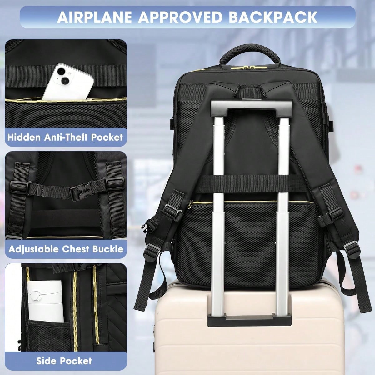 Large Carry On Travel Backpack - Women Bags Large 评论和价格