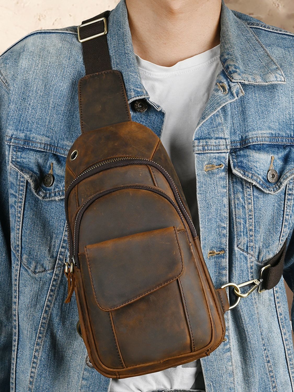 Designer Luxury Multifunction  - Saddle Bag Leather 评论和价格