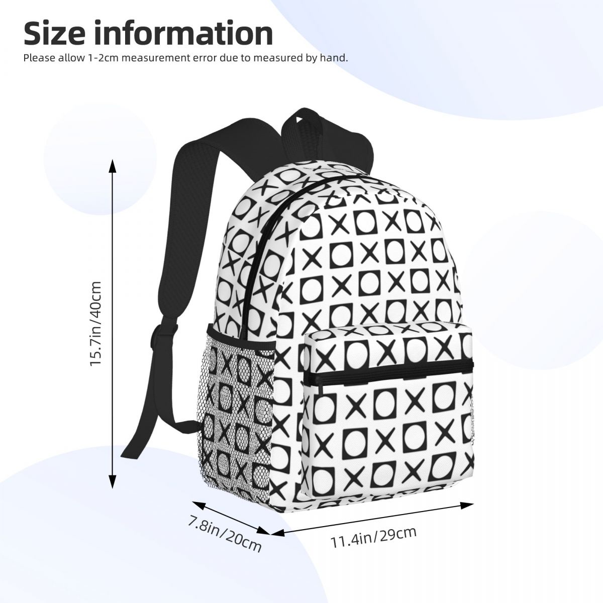 XOXO Pattern Student Backpack  - Women'S Xoxo Bags 评论和价格