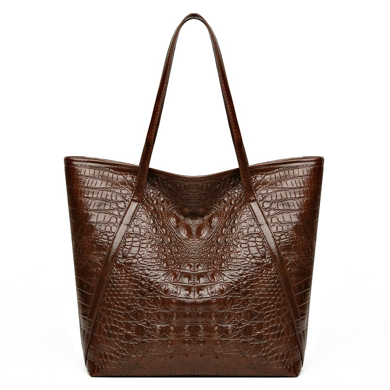 Simple Versatile Crocodile Pri - Women'S Tote Bags Designer 评论和价格