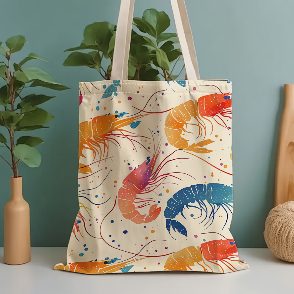 Colorful Shrimp Pattern Tote B - Women'S Bags Very 评论和价格