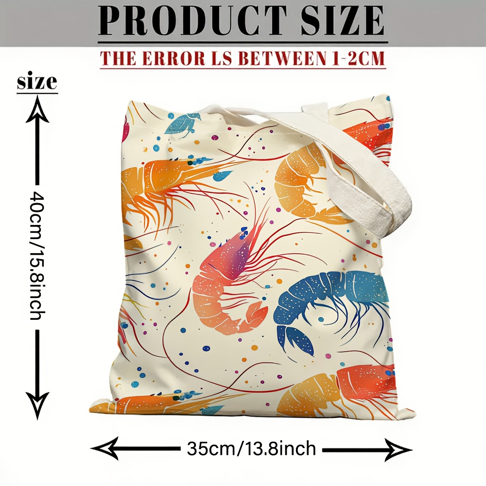 Colorful Shrimp Pattern Tote B - Women'S Bags Very 评论和价格