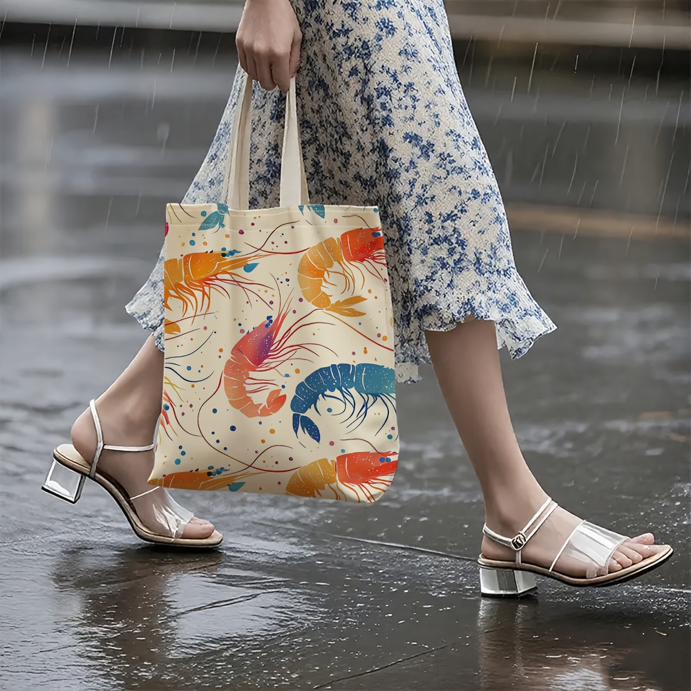 Colorful Shrimp Pattern Tote B - Women'S Bags Very 评论和价格