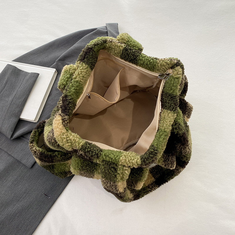 Lamb Fleece tote bags for wome - Women'S Tote Bags Designer 评论和价格