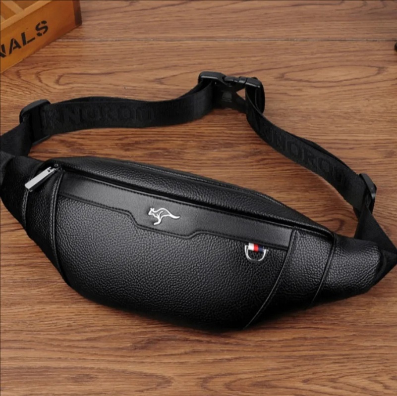 Business Leather Waist Bag Mul - Saddle Bag Leather 评论和价格