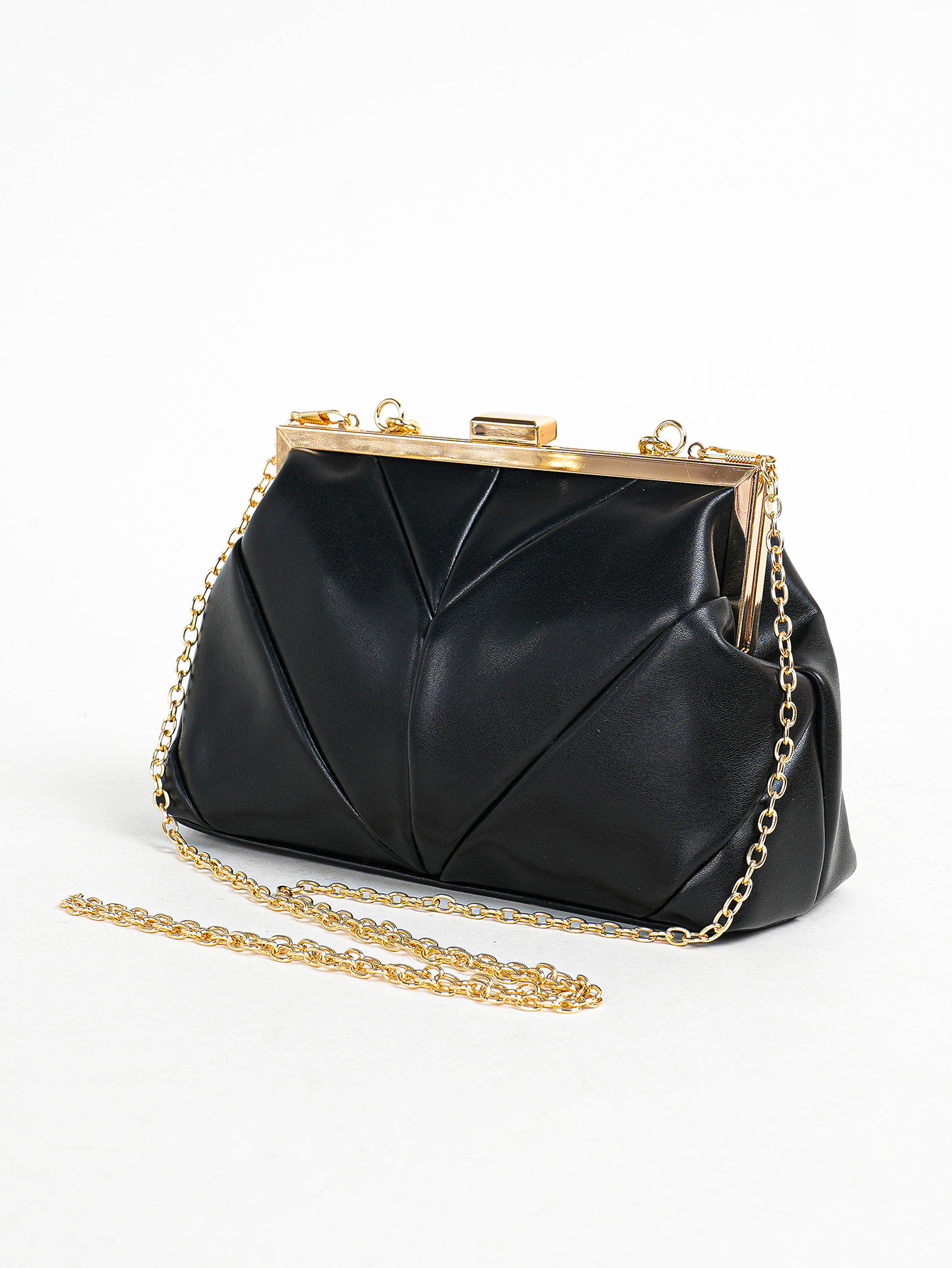 1 PC Matallic PU Leather Elega - Women Bags Rack 评论和价格
