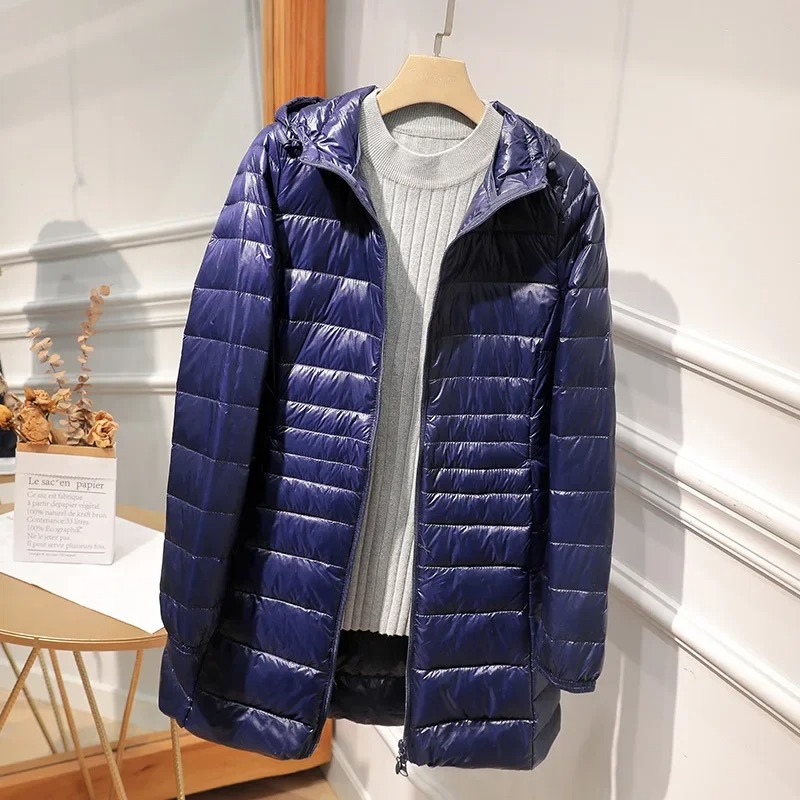 Female Long Down Jacket Light  - Women Bags Office 评论和价格