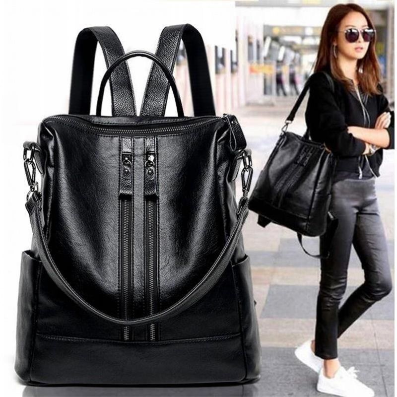 Women Soft Leather Backpack Sc - Women Bags Office 评论和价格