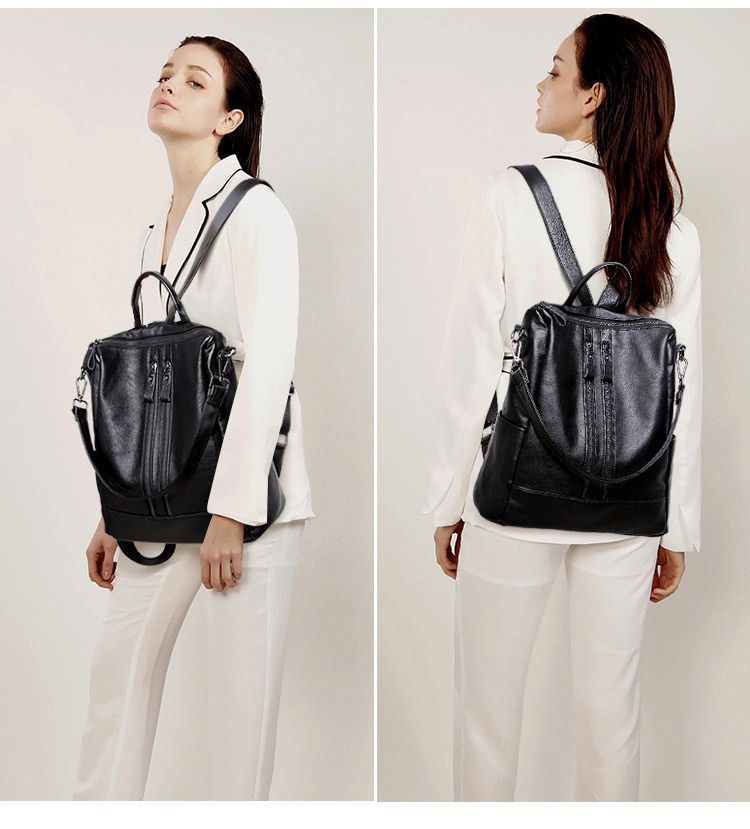 Women Soft Leather Backpack Sc - Women Bags Office 评论和价格
