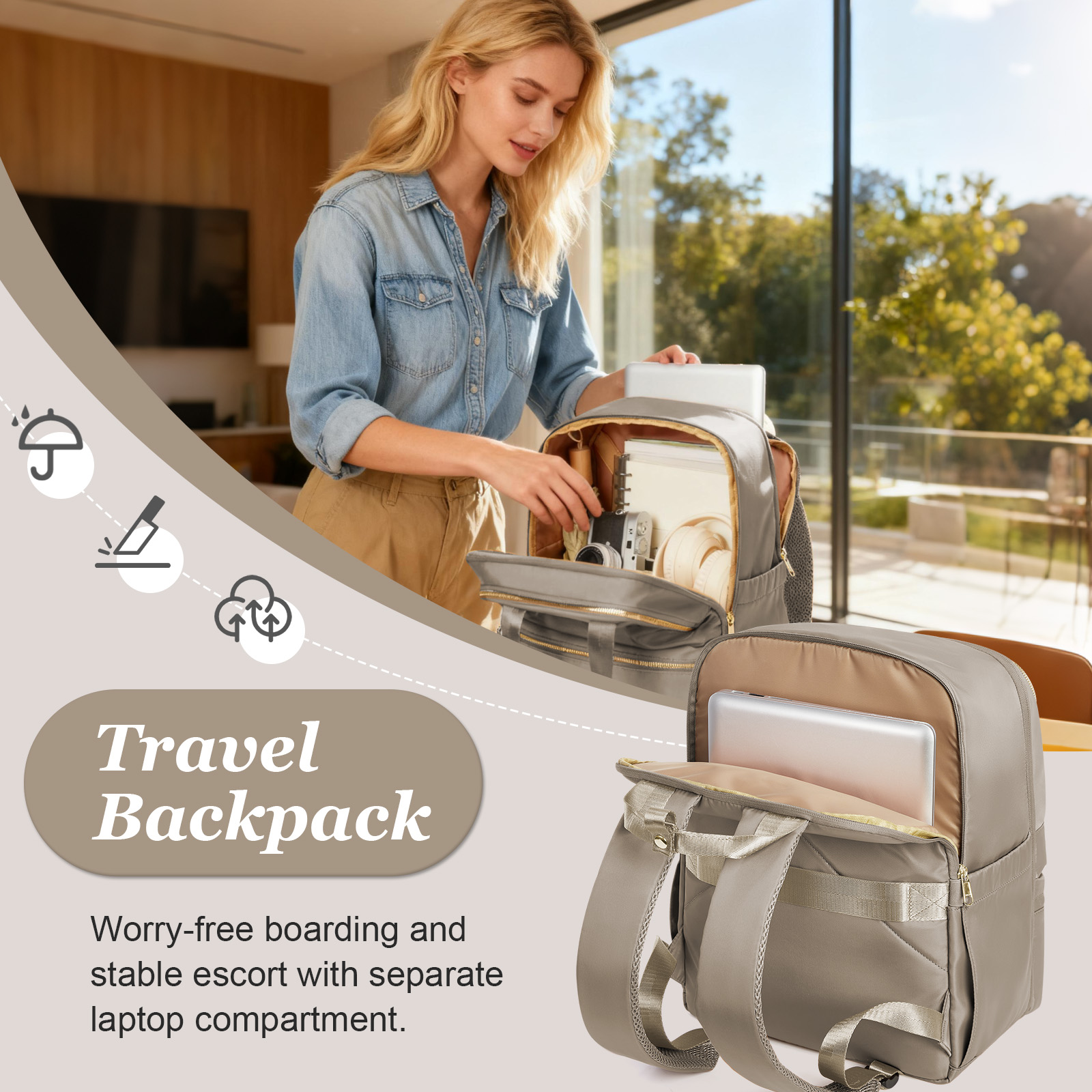 Ryanair 40x30x20 Travel Backpa - Women Bags Casual 评论和价格