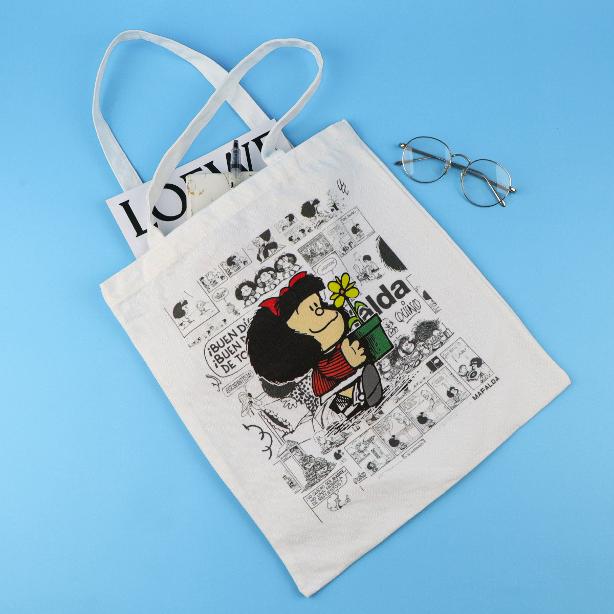 Fashion Canvas Tote Bag Women  - Women Bags Office 评论和价格