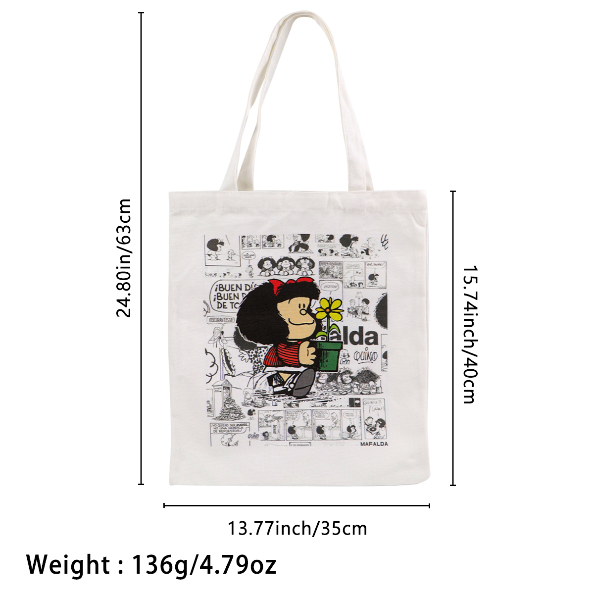 Fashion Canvas Tote Bag Women  - Women Bags Office 评论和价格