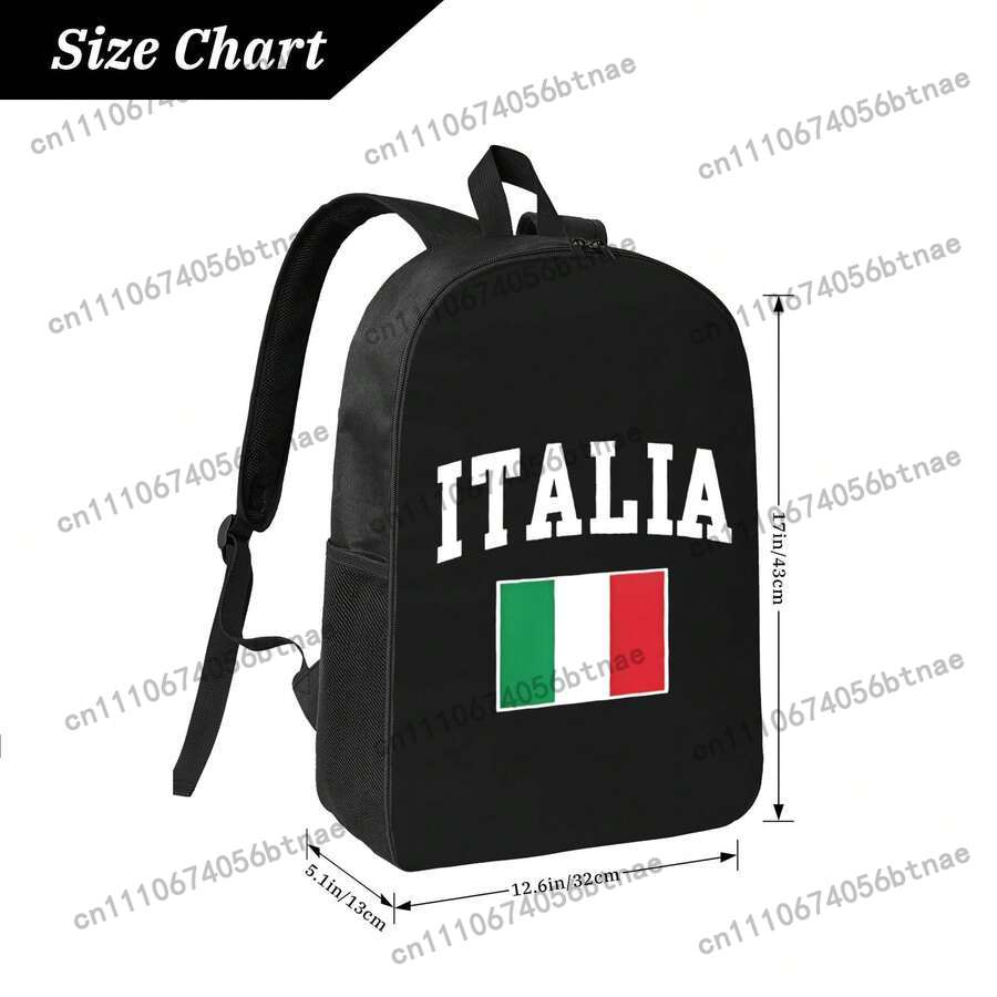 Italia Flag Backpack Waterproo - Women Bags Waterproof 评论和价格