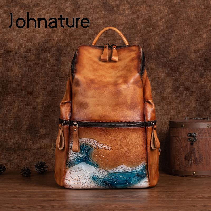 Johnature Genuine Leather Wome - Women Bags Handmade 评论和价格