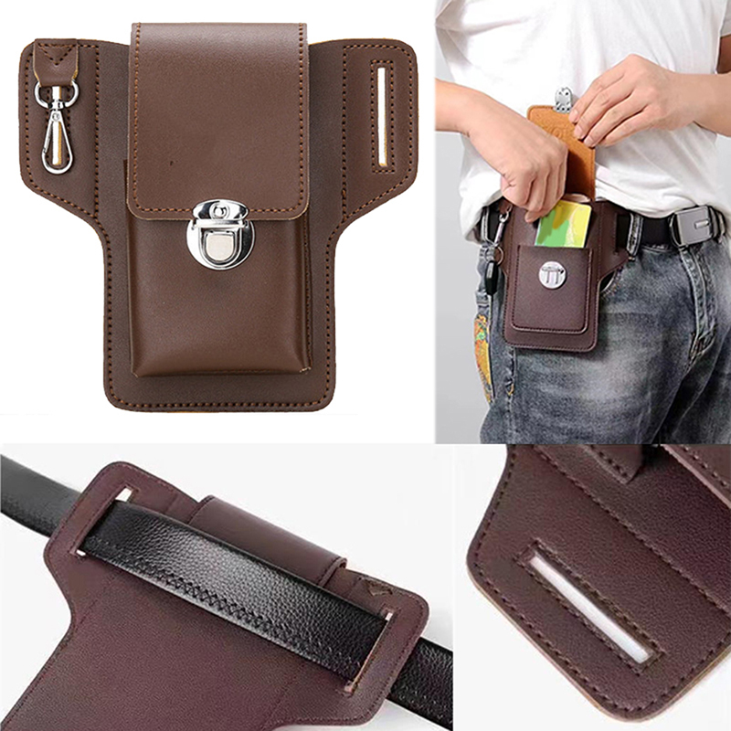 Fashion Men Multi-function PU  - Saddle Bag Leather 评论和价格