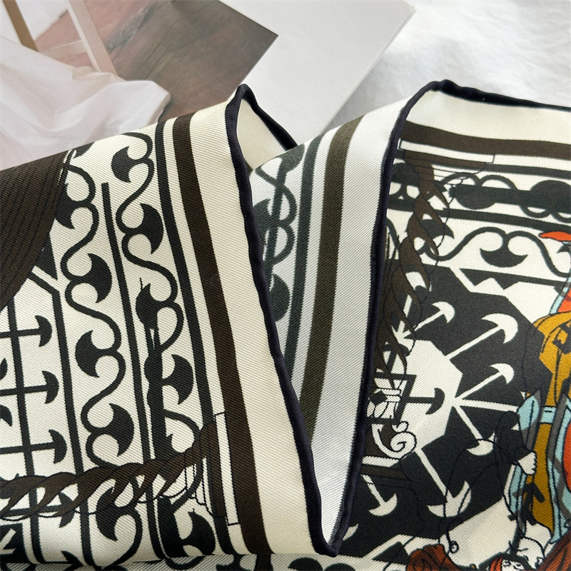 14mm Silk Scarf Luxury Square  - Women Bags Handmade 评论和价格