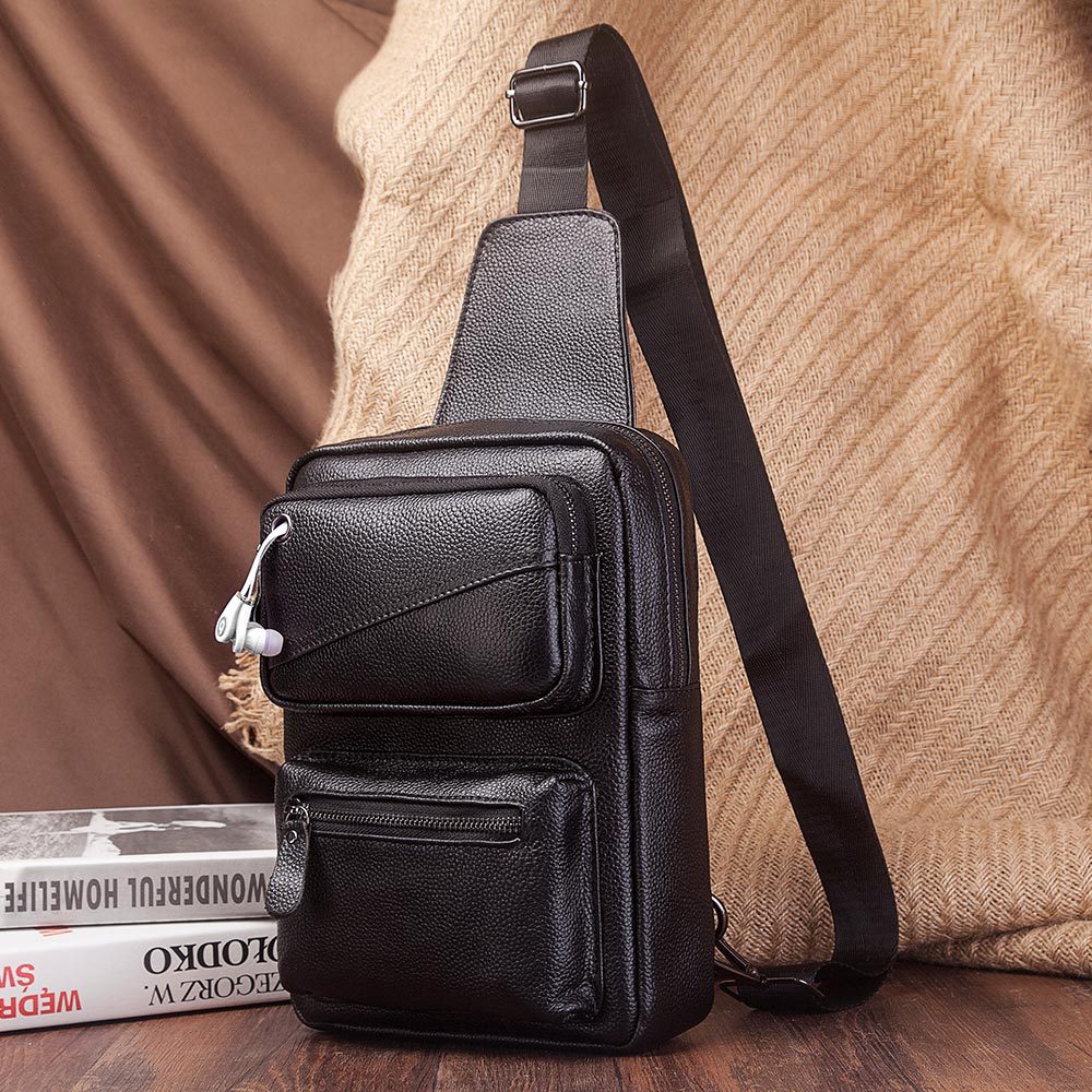 Fashion Multifunction Chest Ba - Saddle Bag Leather 评论和价格