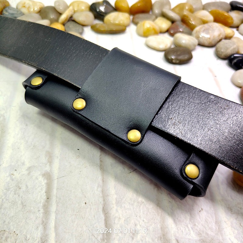 Horizontal Folding Knife Holst - Saddle Bag Leather 评论和价格