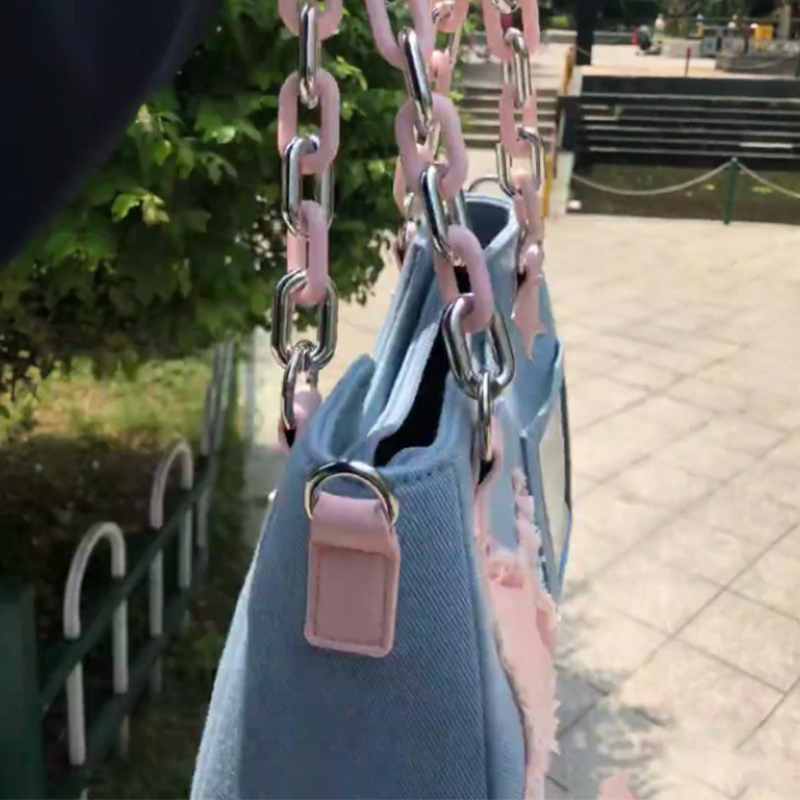 Denim Women Underarm Shopper T - Women'S Tote Bags Designer 评论和价格