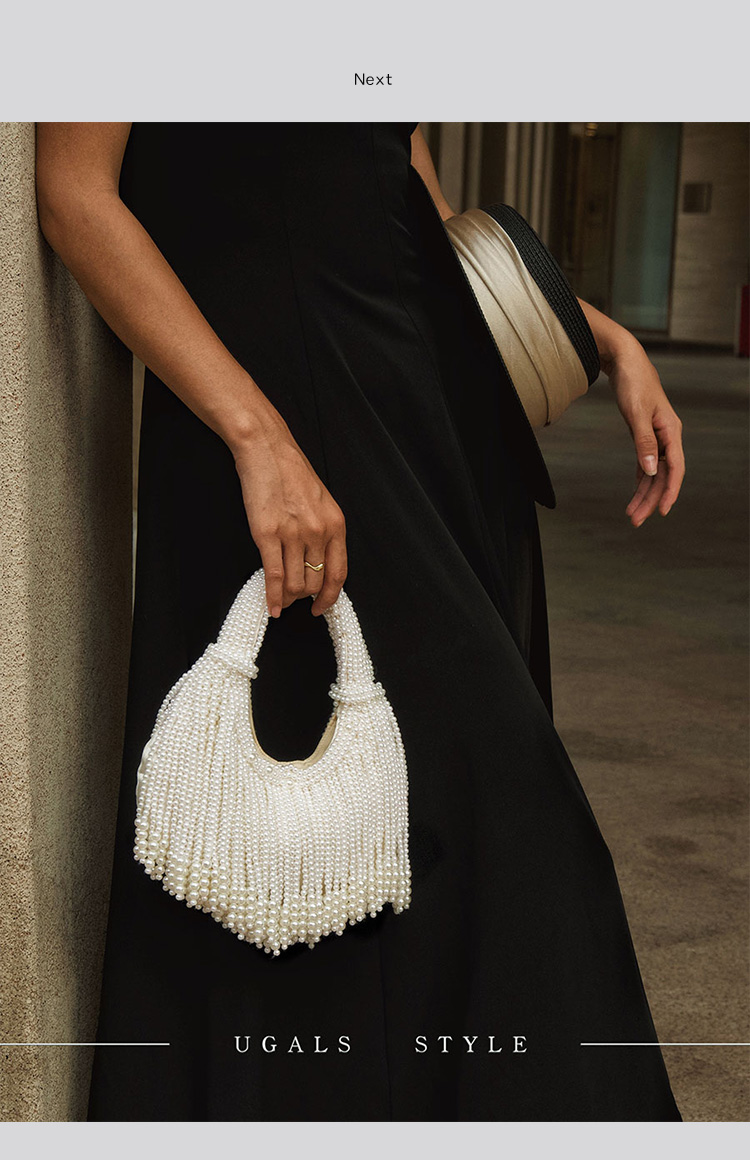 Design Handle Pearl Evening Cl - Women Bags Rack 评论和价格