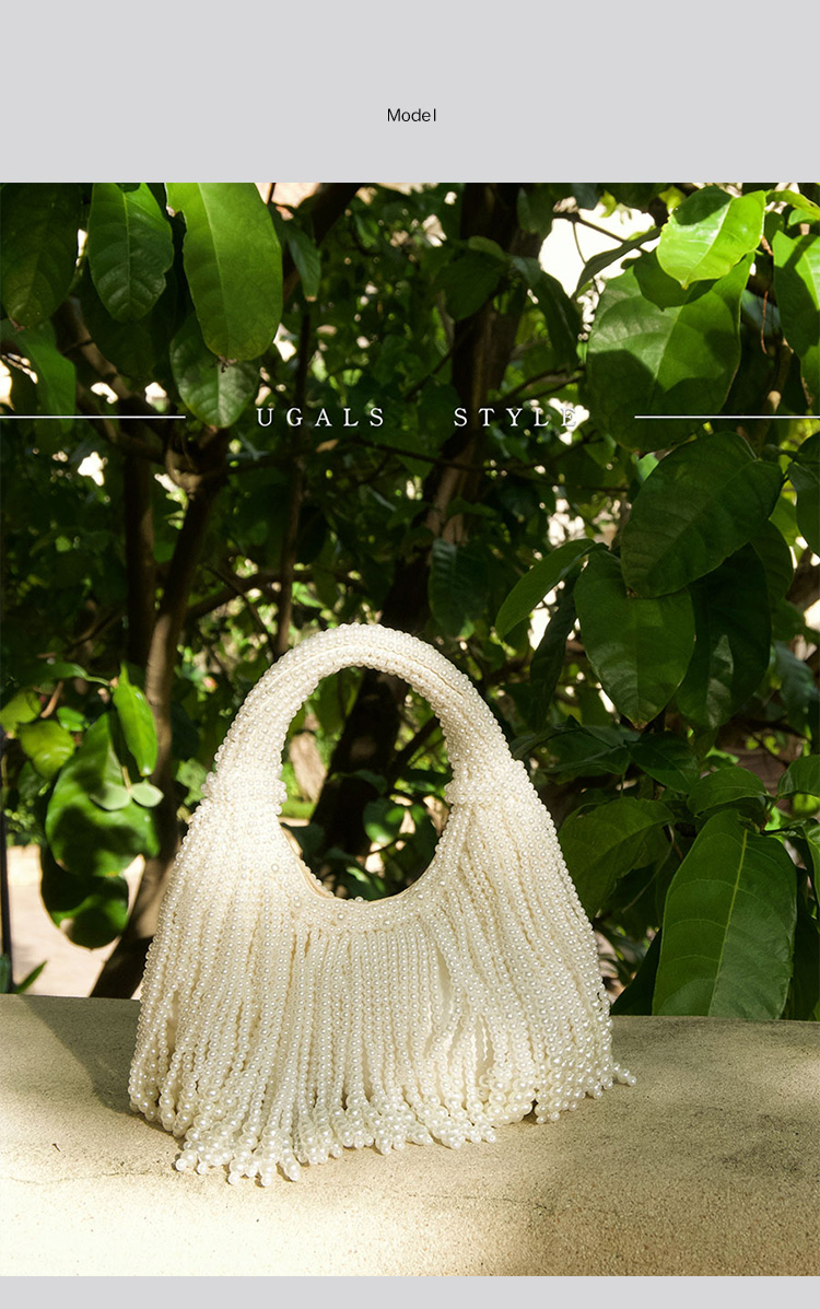 Design Handle Pearl Evening Cl - Women Bags Rack 评论和价格