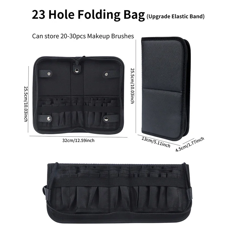 29/23 Holes Foldable Makeup Br - Women Bags Rack 评论和价格