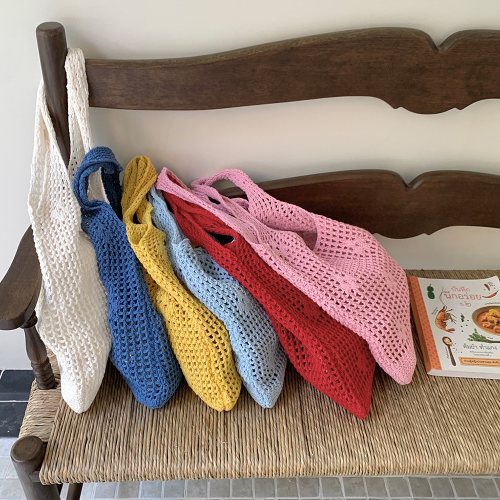Crochet Bag Handmade Hollow Ou - Women Bags Handmade 评论和价格