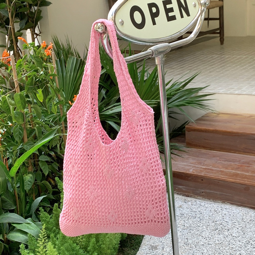 Crochet Bag Handmade Hollow Ou - Women Bags Handmade 评论和价格