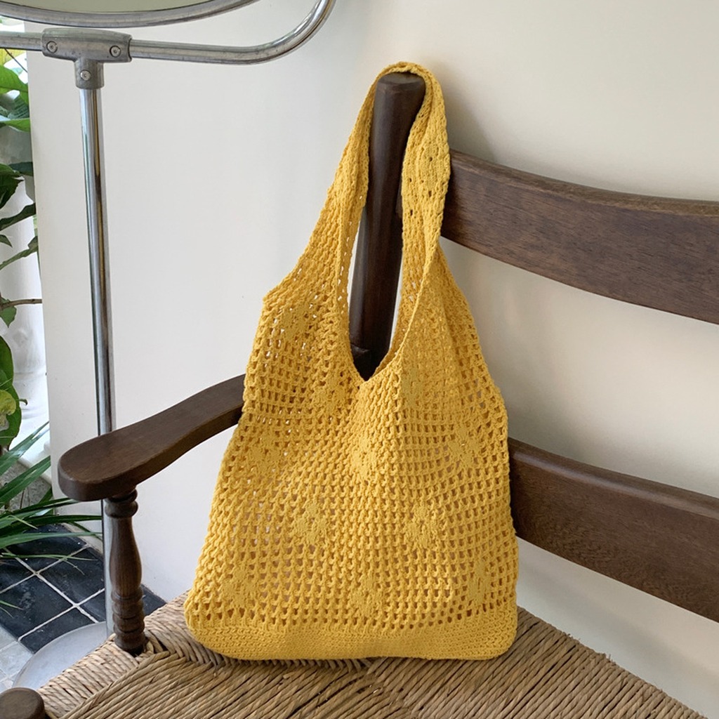 Crochet Bag Handmade Hollow Ou - Women Bags Handmade 评论和价格