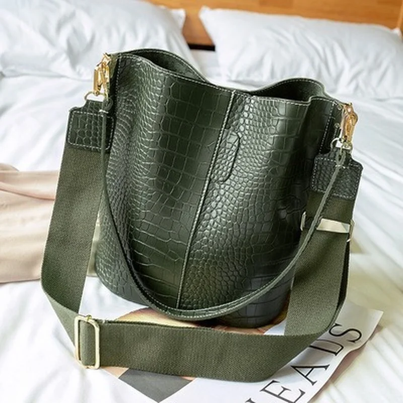 Vintage Leather Stone Pattern  - Women Bags Rack 评论和价格