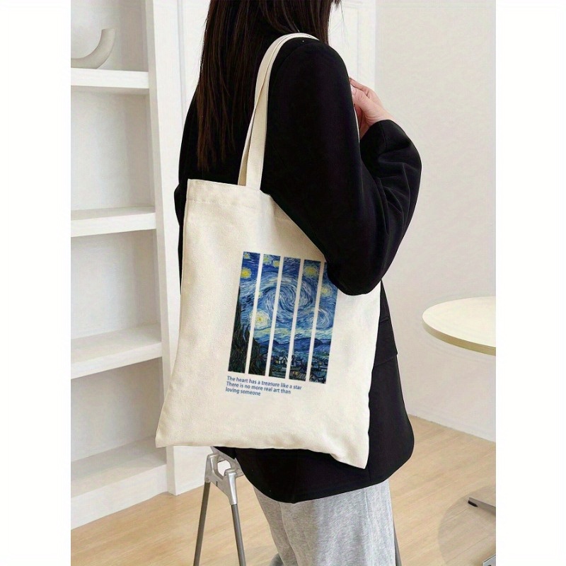 Oil painting starry sky print  - Women'S Bags Very 评论和价格
